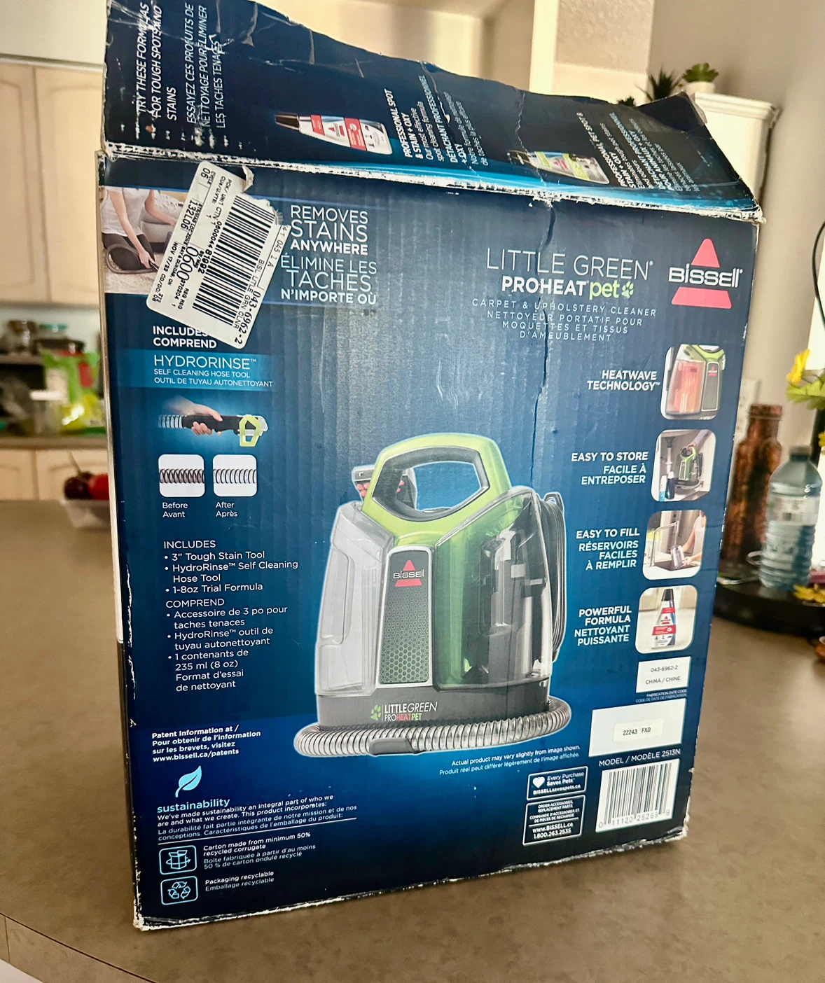 Bissell Little Green ProHeat Pet Carpet Cleaner - photo 2