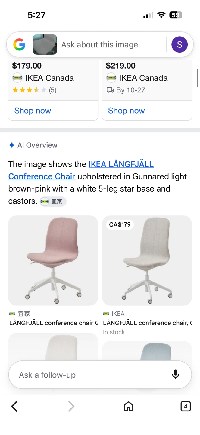 IKEA MICKE Desk and LANGFJALL Office Chair - photo 3