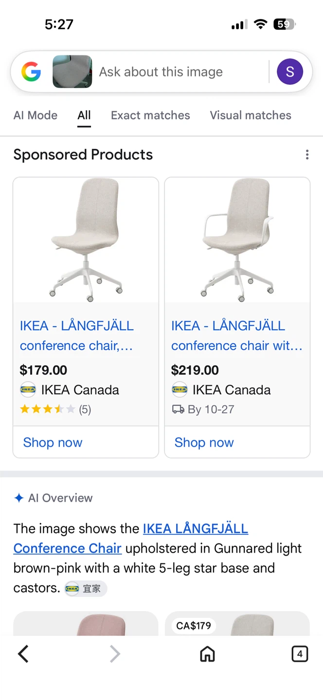 IKEA MICKE Desk and LANGFJALL Office Chair - photo 4