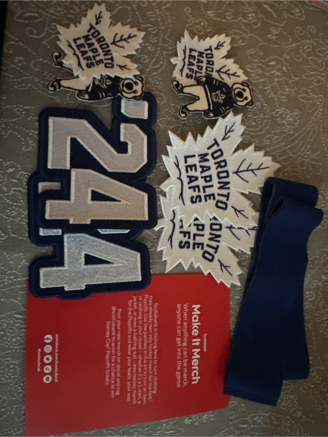 Toronto Maple Leafs Iron-On Patch Set