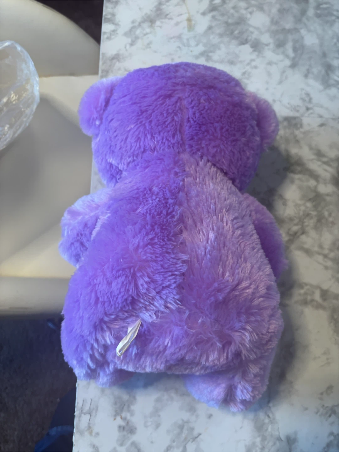 Purple Teddy Bear with Te Amo Heart - photo 3
