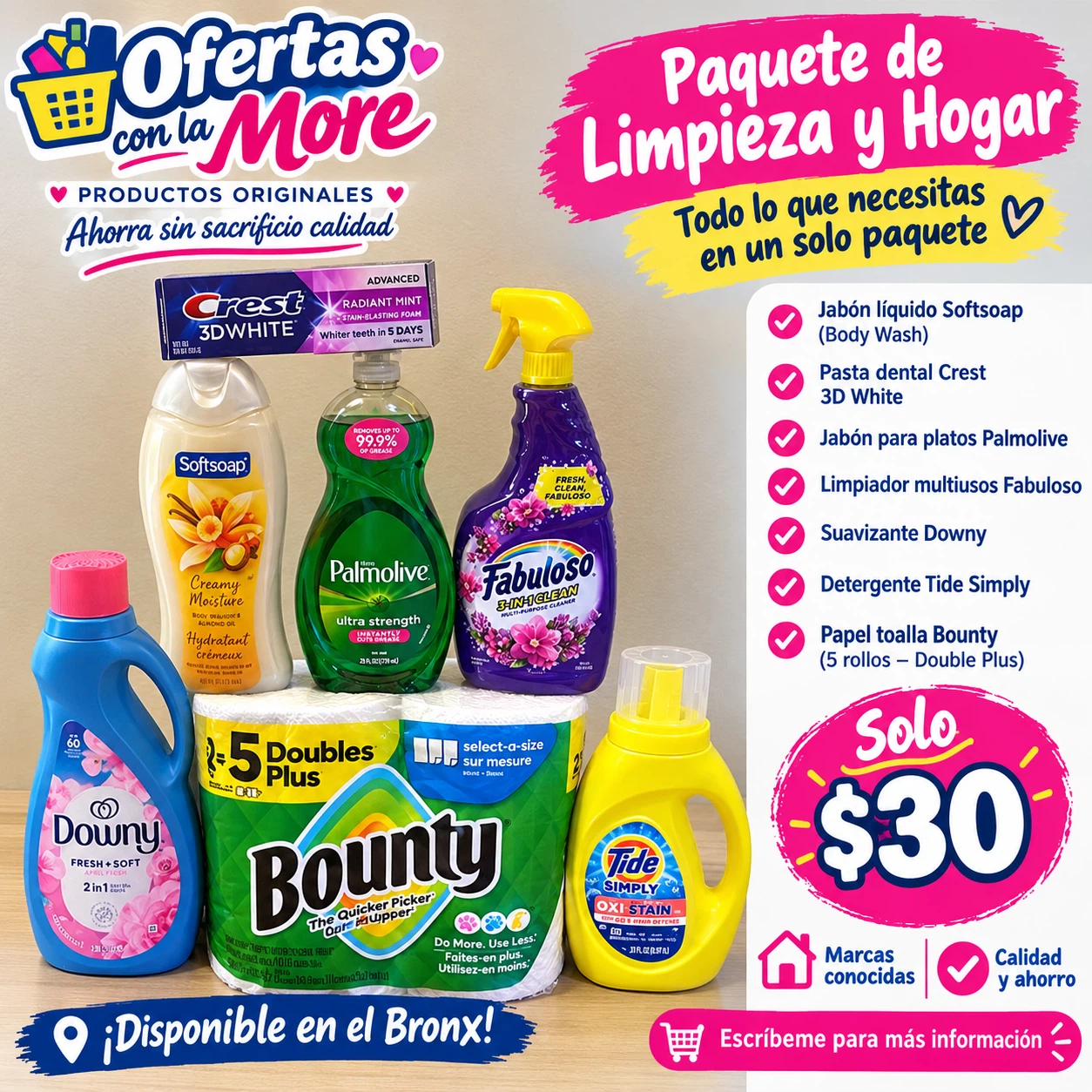 Home Cleaning and Personal Care Essentials Bundle