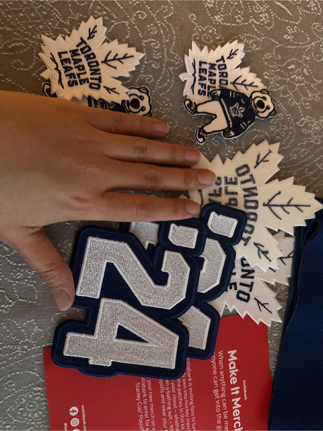 Toronto Maple Leafs Iron-On Patch Set - photo 3