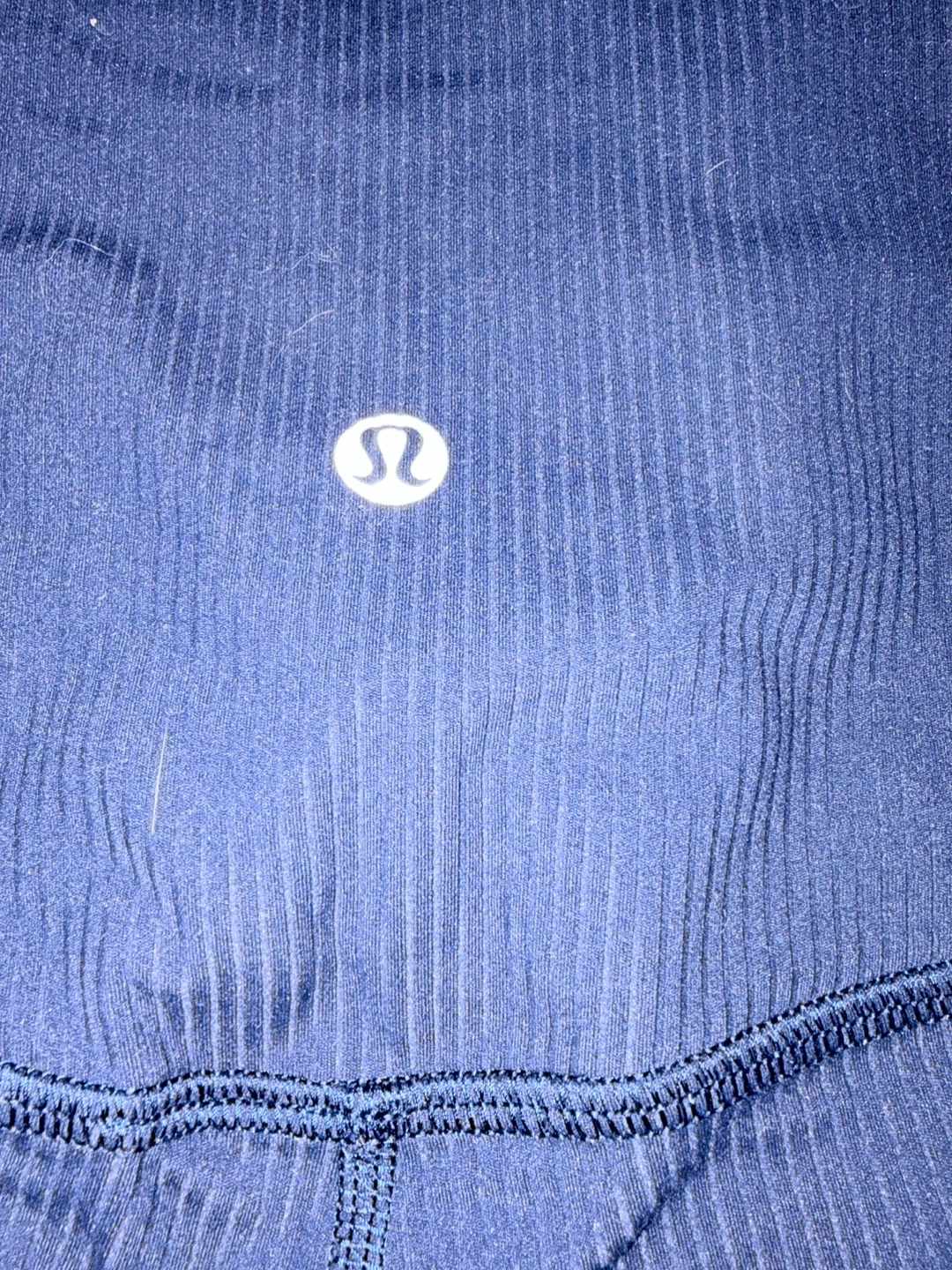 Lululemon Navy Ribbed Capri Leggings Size 6
