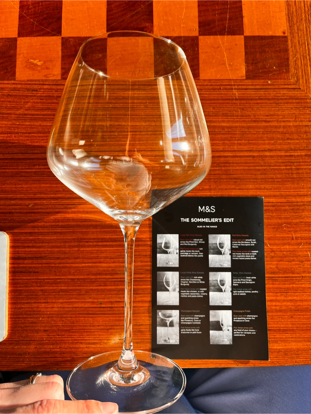 Genuine British imported M&S Robust Red Wine Glasses - Set of 4 - photo 2