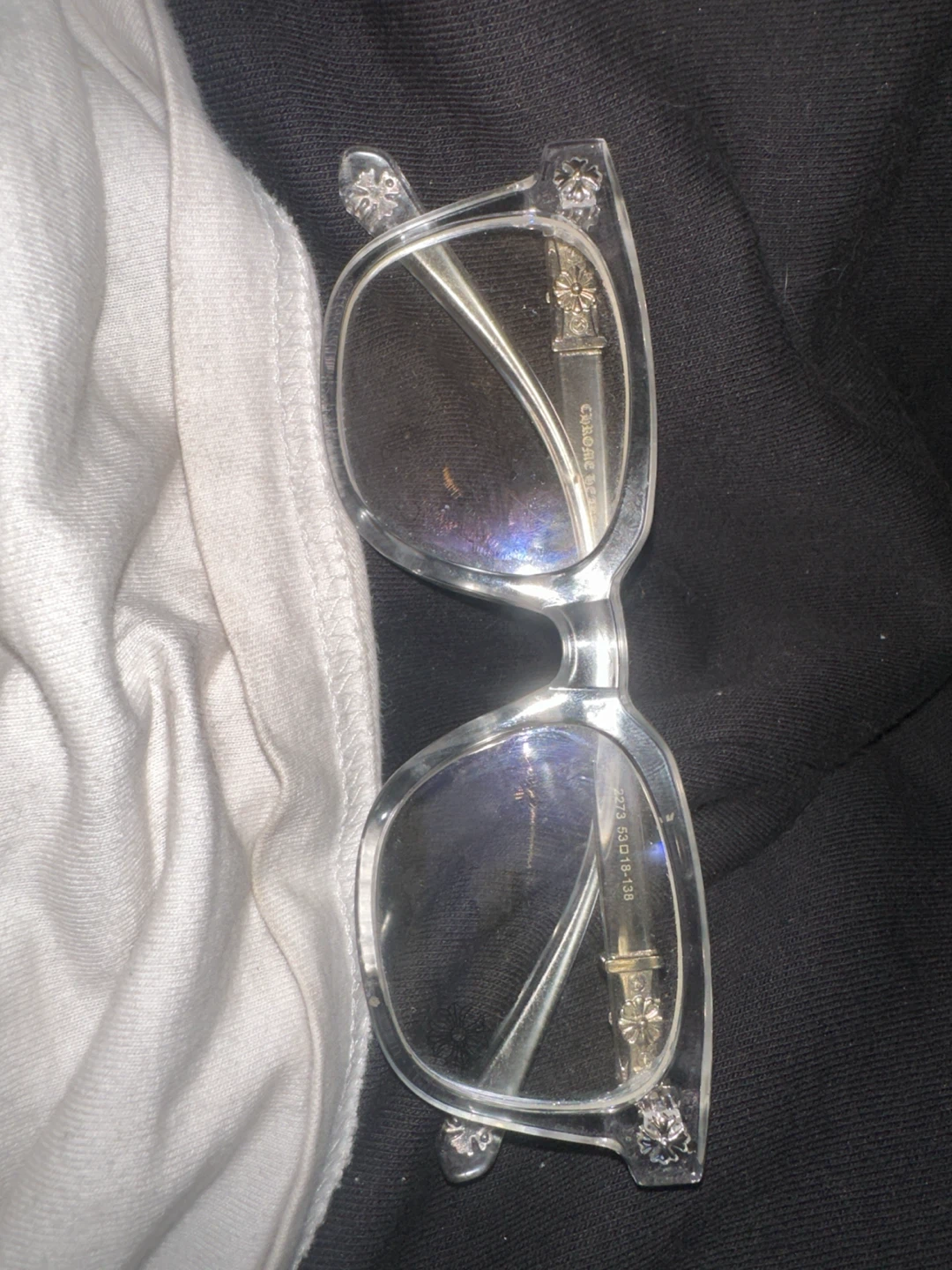 Chrome Hearts Clear Frame Glasses (Authentic)
