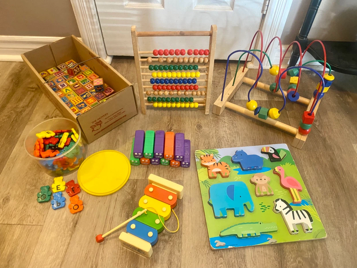 Toddler motor skills toy lot