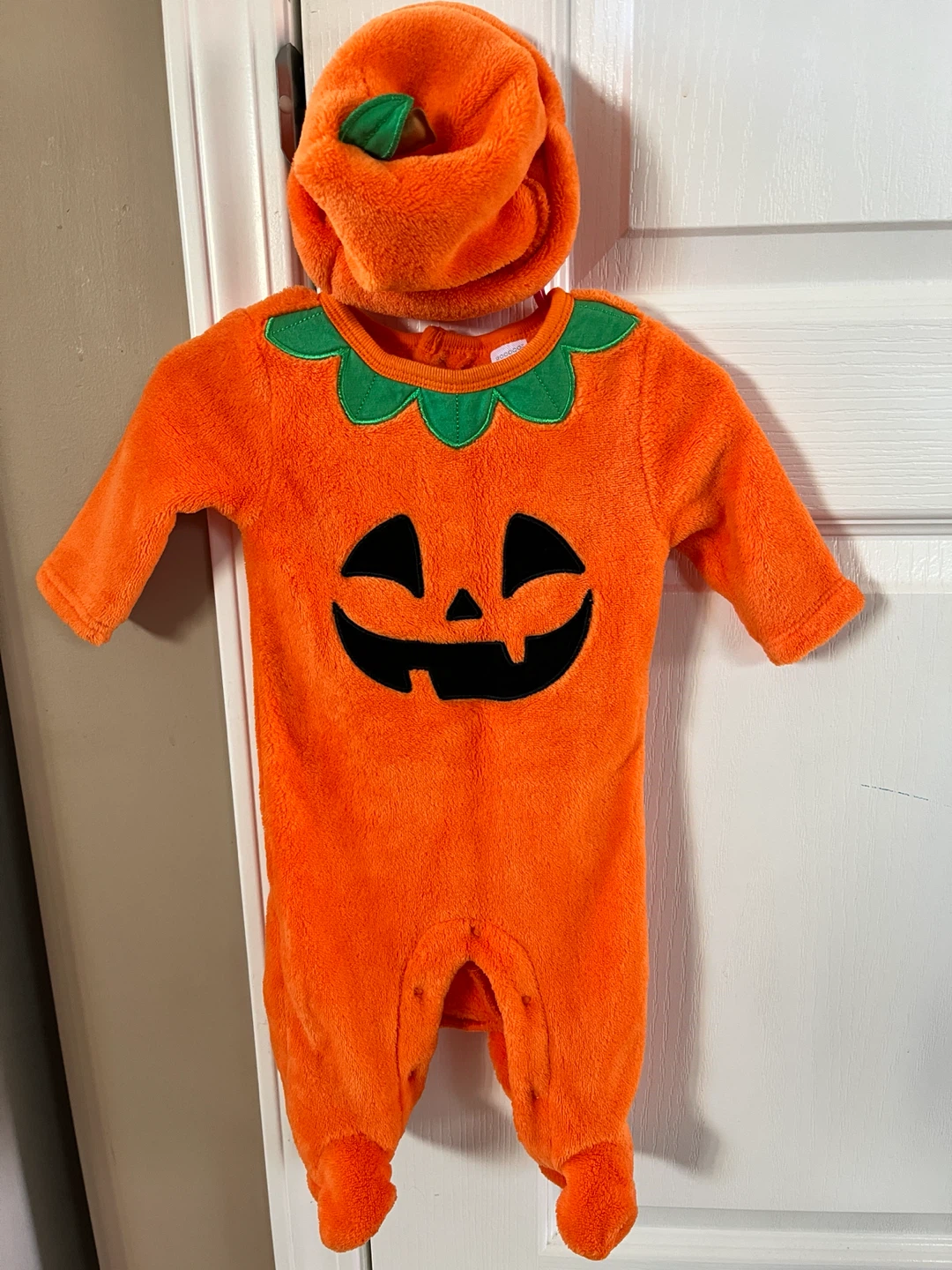 Pumpkin Baby Halloween Costume 0-3M
