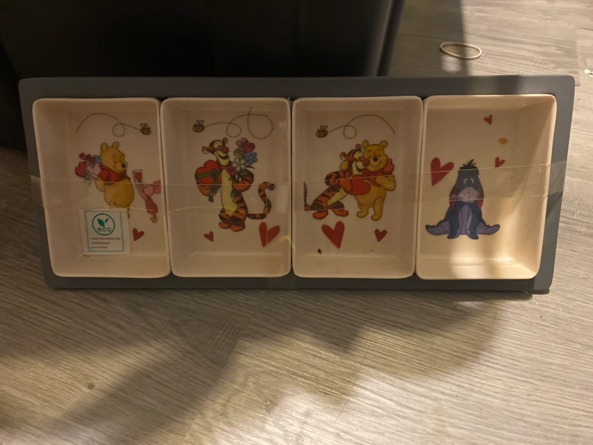 Disney Bamboo Fibre Serving Tray Sets