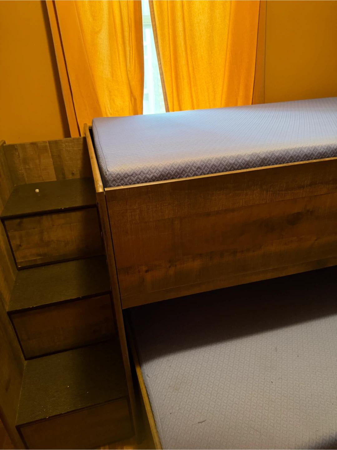 Twin Bunk Bed with Stairs and Trundle - photo 3