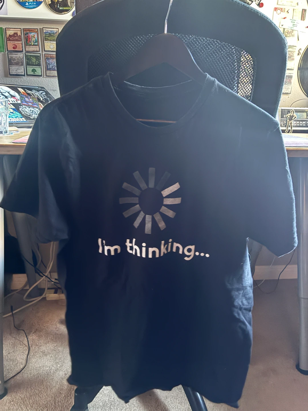 Black I'm Thinking Graphic T-Shirt
