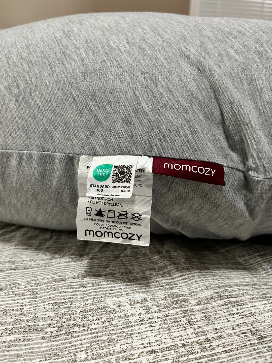 Momcozy J-Shaped Pregnancy Pillow - photo 3