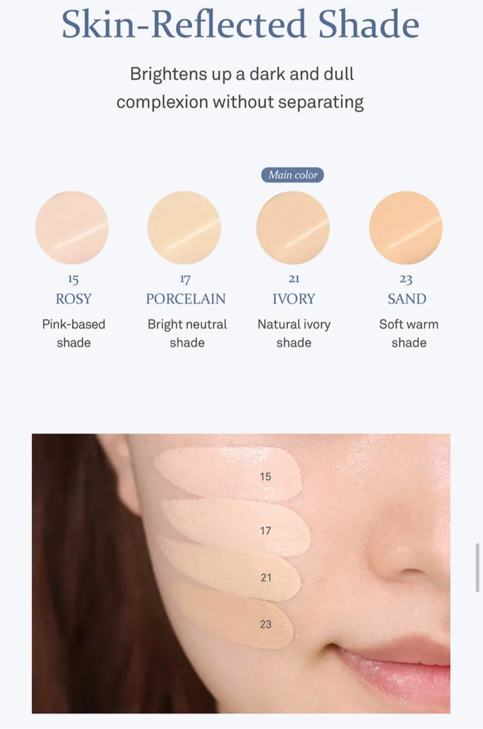 Hince Second Skin Mesh Matte Cushion #21 Ivory - photo 2