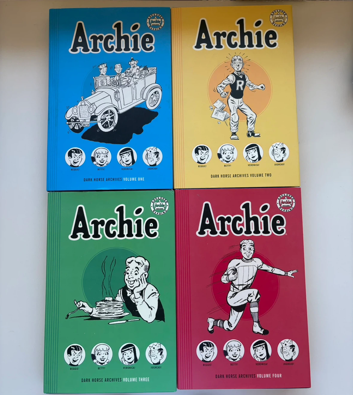 Set of 4 Archie Comics Dark Horse Archive Volumes 1-4