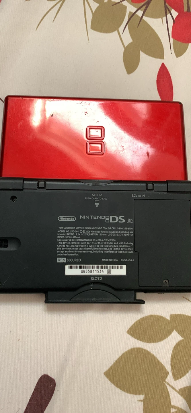 Nintendo DS Lite Handheld Console Red - photo 3