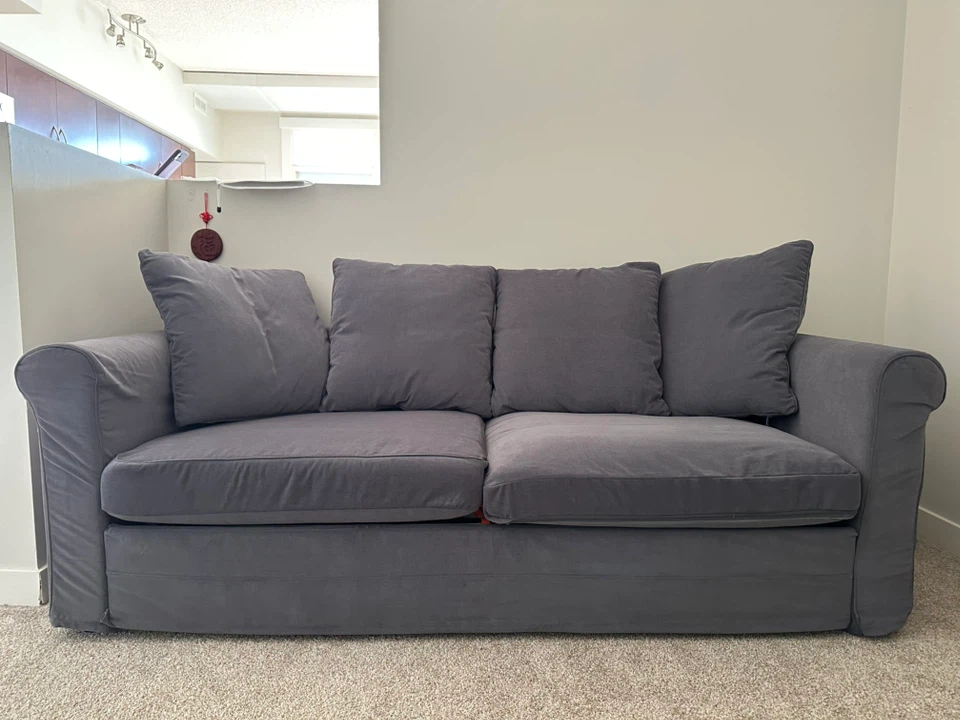 IKEA Ektorp Grey Sofa bed - photo 2