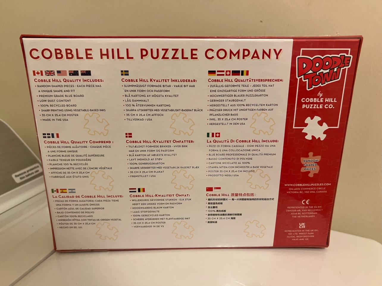 Cobble Hill Doodle Town Farmyard Folly 1000 Piece Puzzle - photo 2