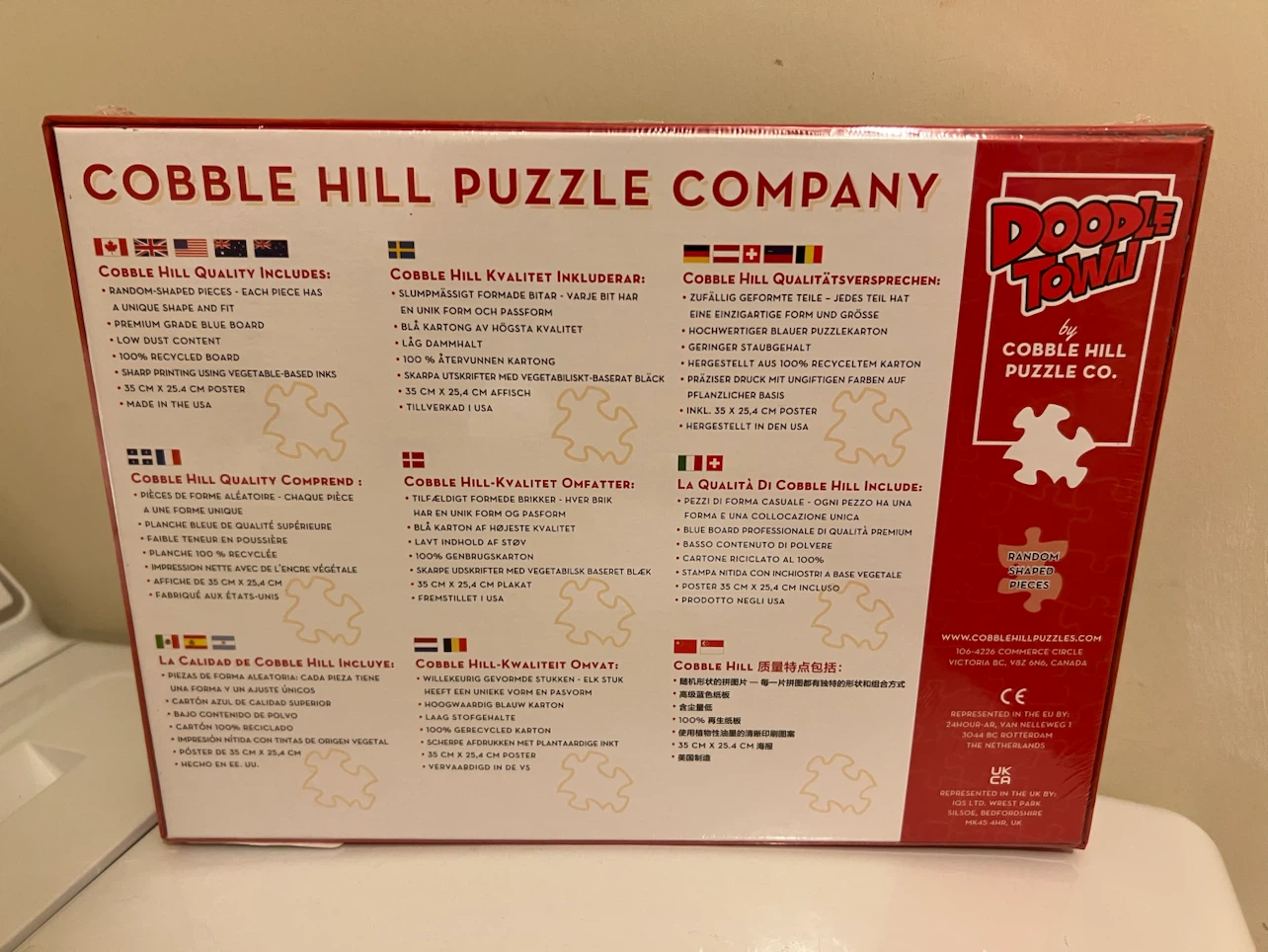 Cobble Hill Doodle Town Gone Fishing 1000-Piece Puzzle - photo 2