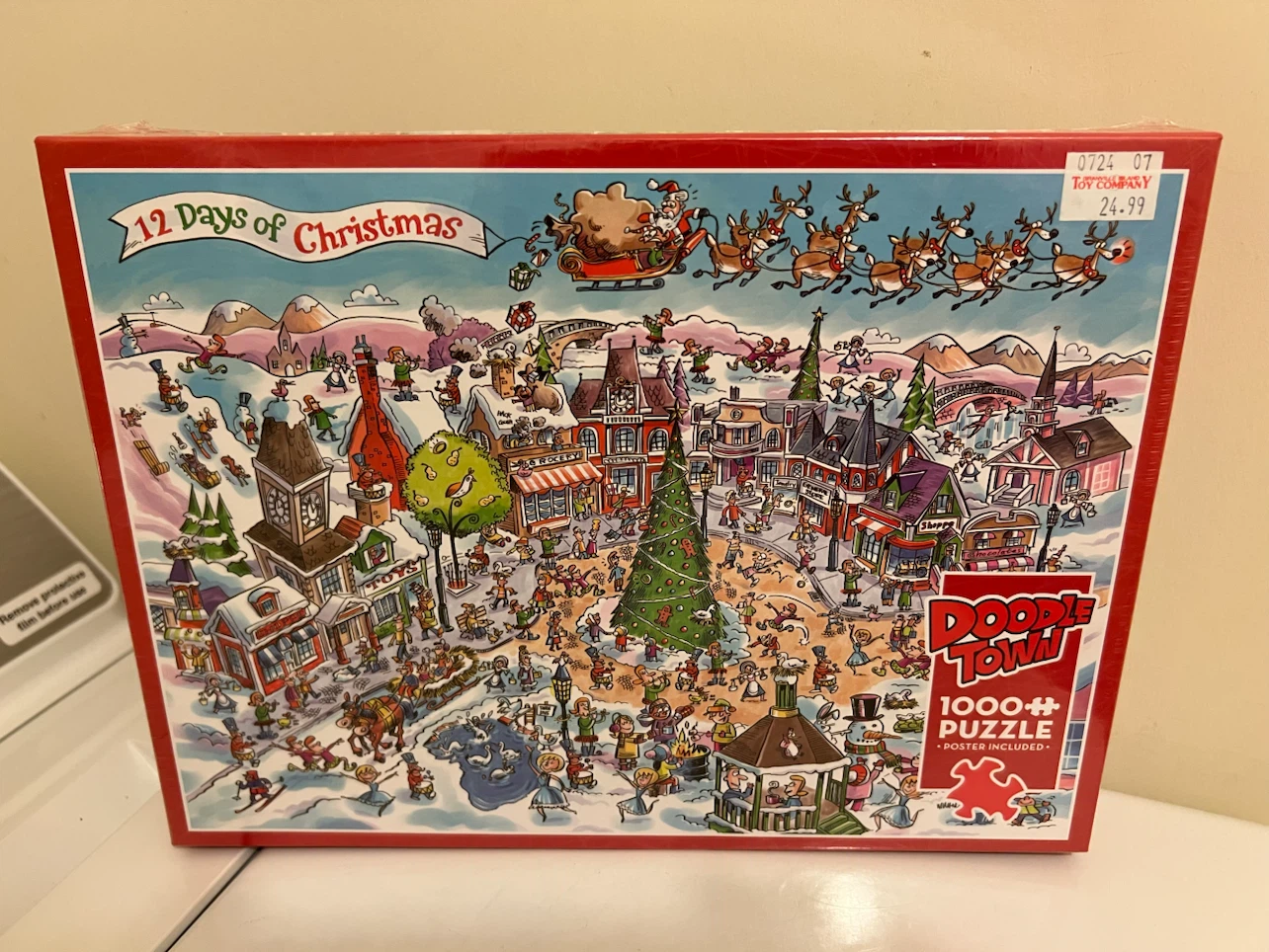 Cobble Hill 1000-Piece 12 Days of Christmas Puzzle