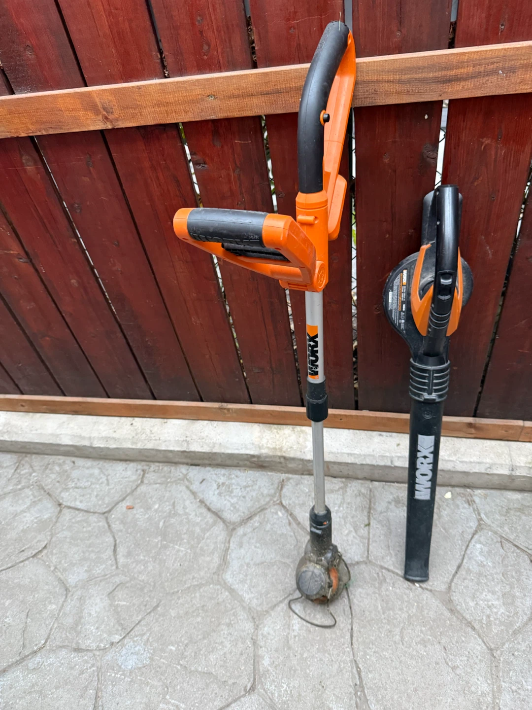 Worx trimmer and blower