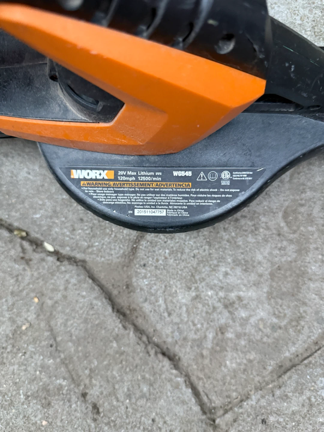 Worx trimmer and blower - photo 4