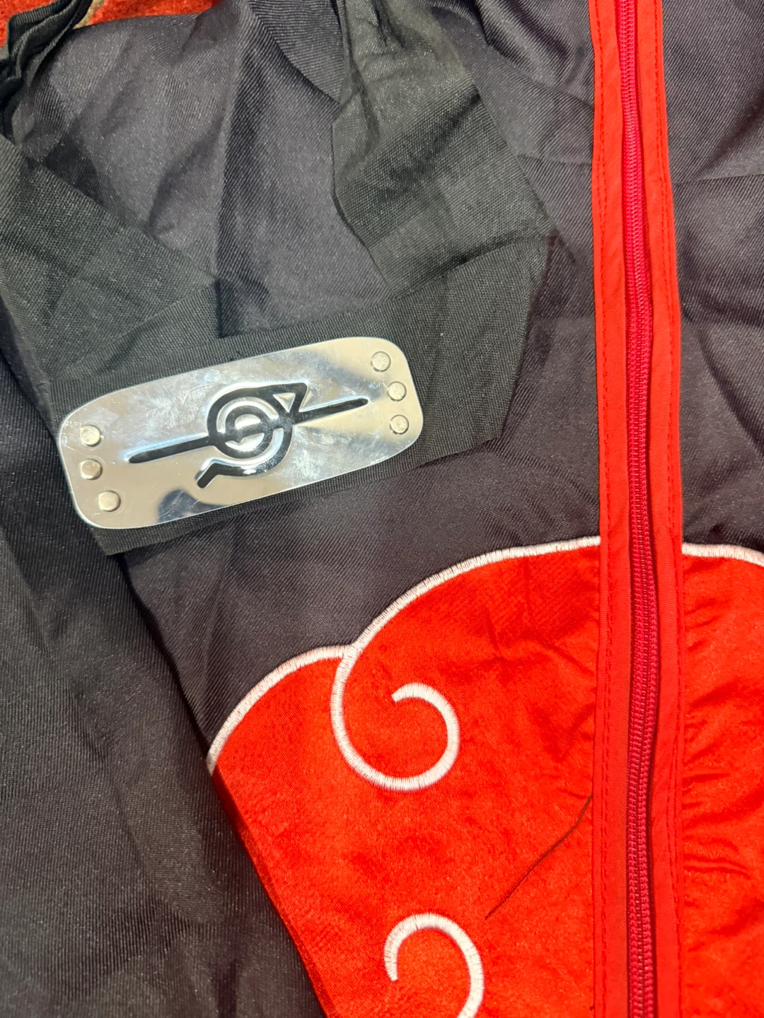 Naruto Akatsuki Cloak and Headband Halloween - photo 2
