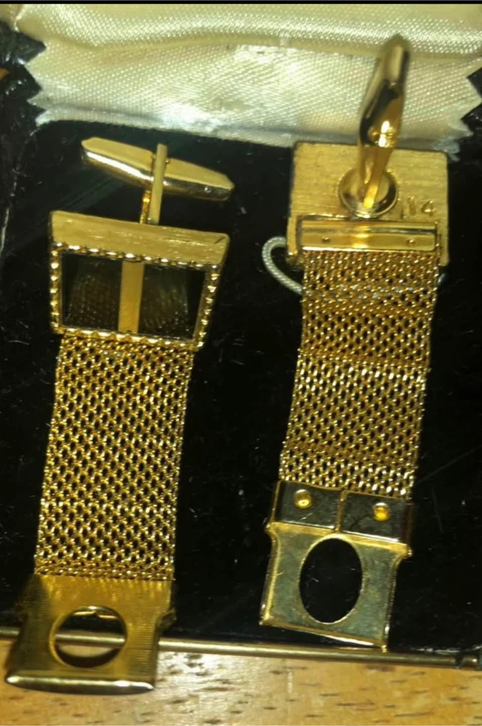 Vintage 14k Gold Plated Cufflinks