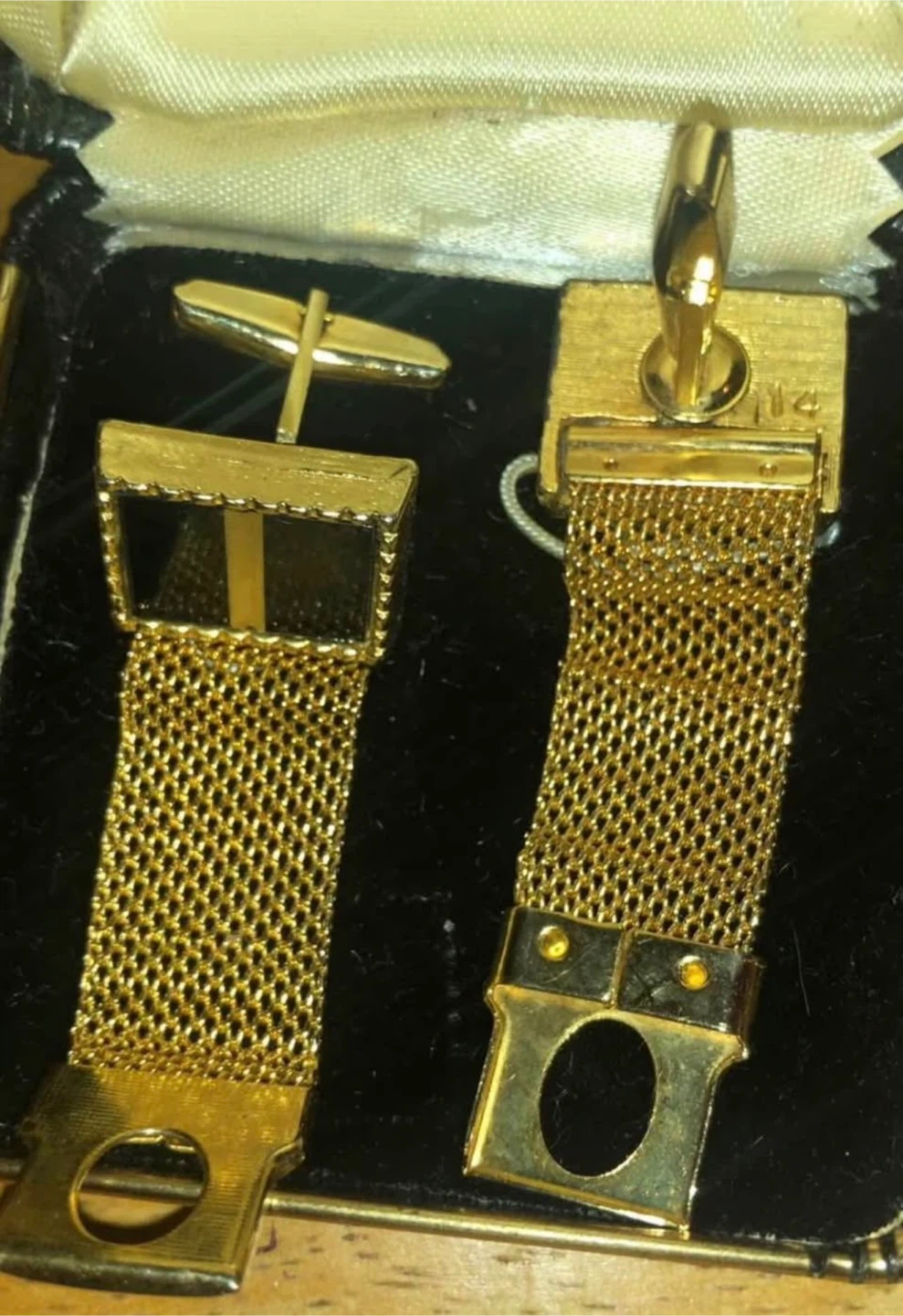 Vintage 14k Gold Plated Cufflinks - photo 3