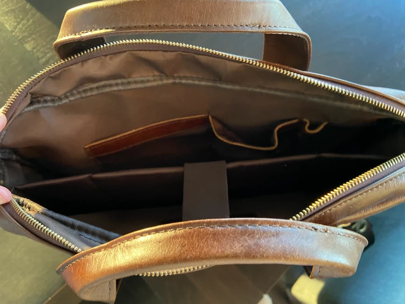 Brown Laptop Briefcase - photo 3