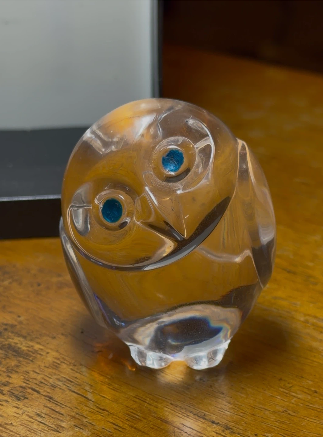 Stenbergs Crystal Owl Figurine