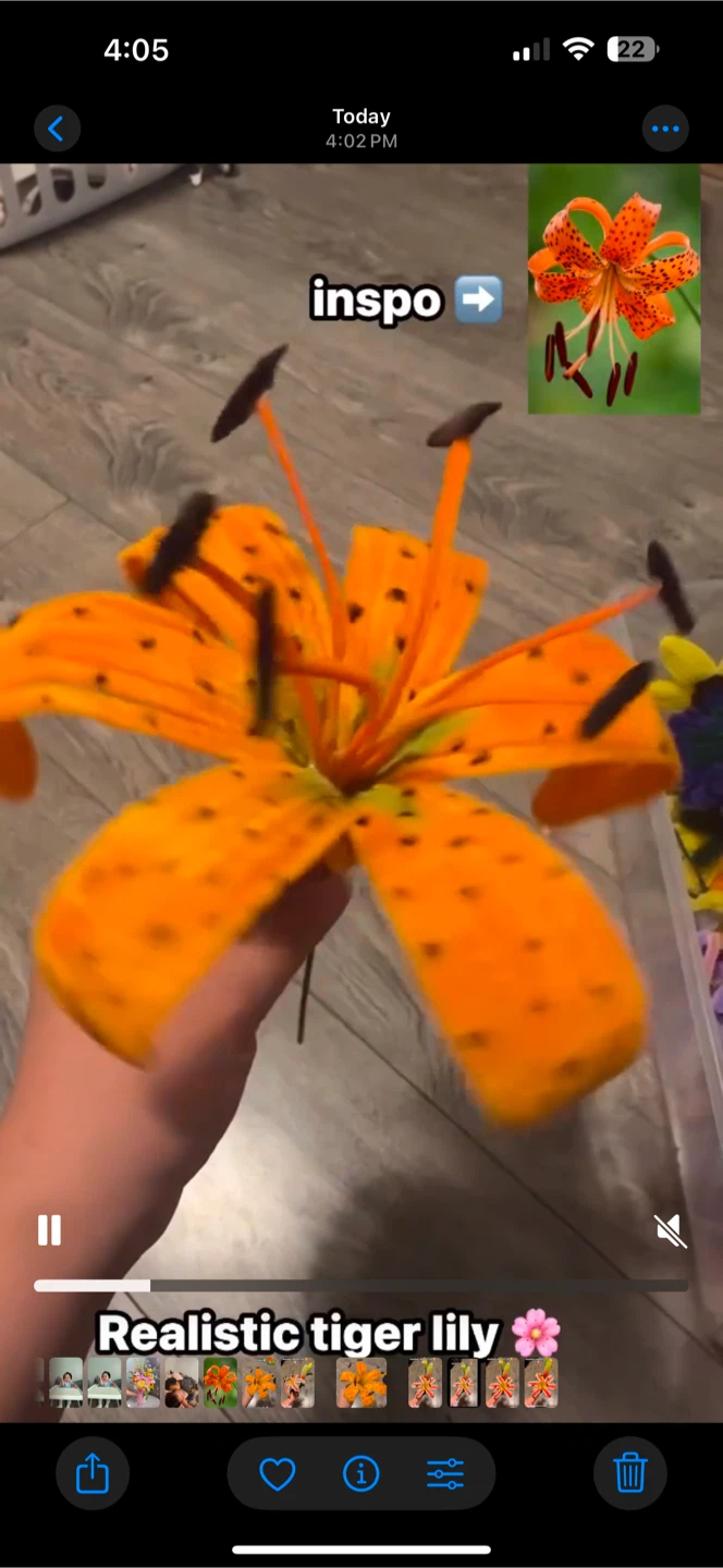 Handmade Crochet Lily Flower - photo 3