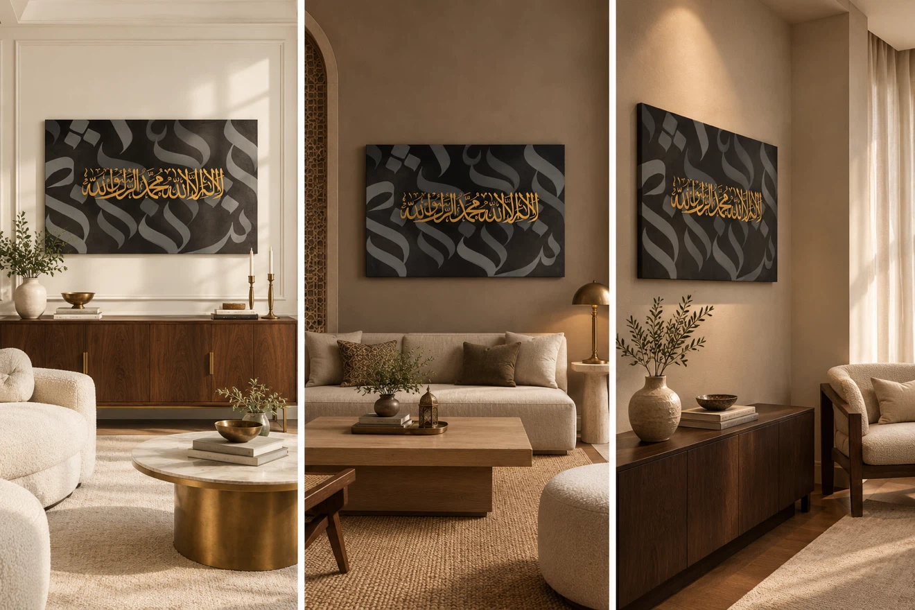 Arabic Calligraphy Canvas Art - photo 3