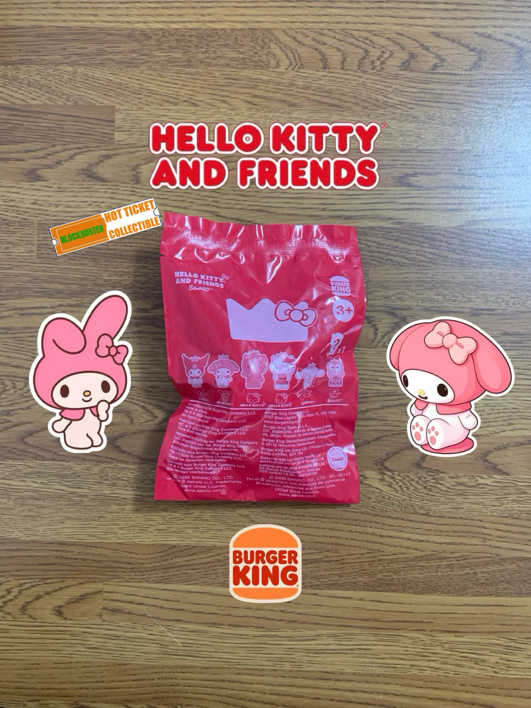 Burger King | Hello… King Jr… Meal Toy (My Melody)