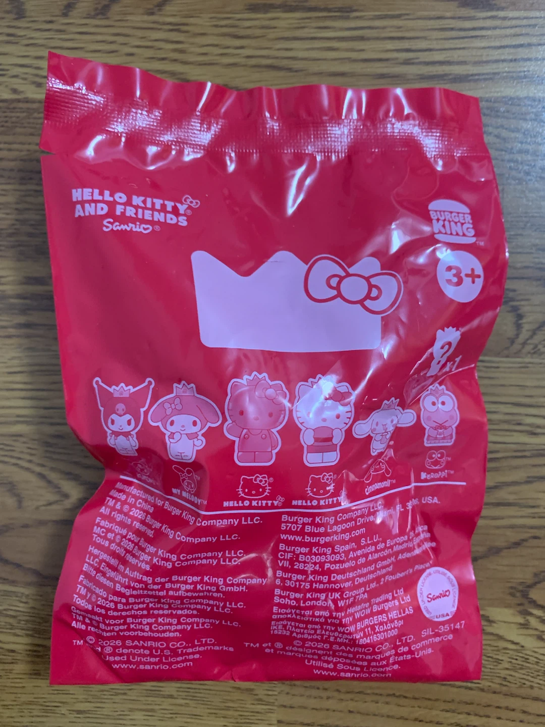 Burger King | Hello… King Jr… Meal Toy (My Melody) - photo 2