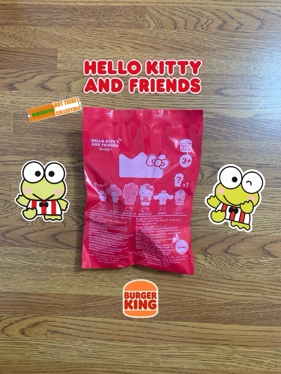 Burger King | Hello… King Jr… Meal Toy (Keroppi)