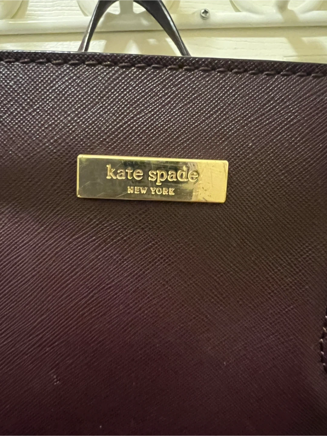 Kate Spade Dark Purple Satchel - photo 2