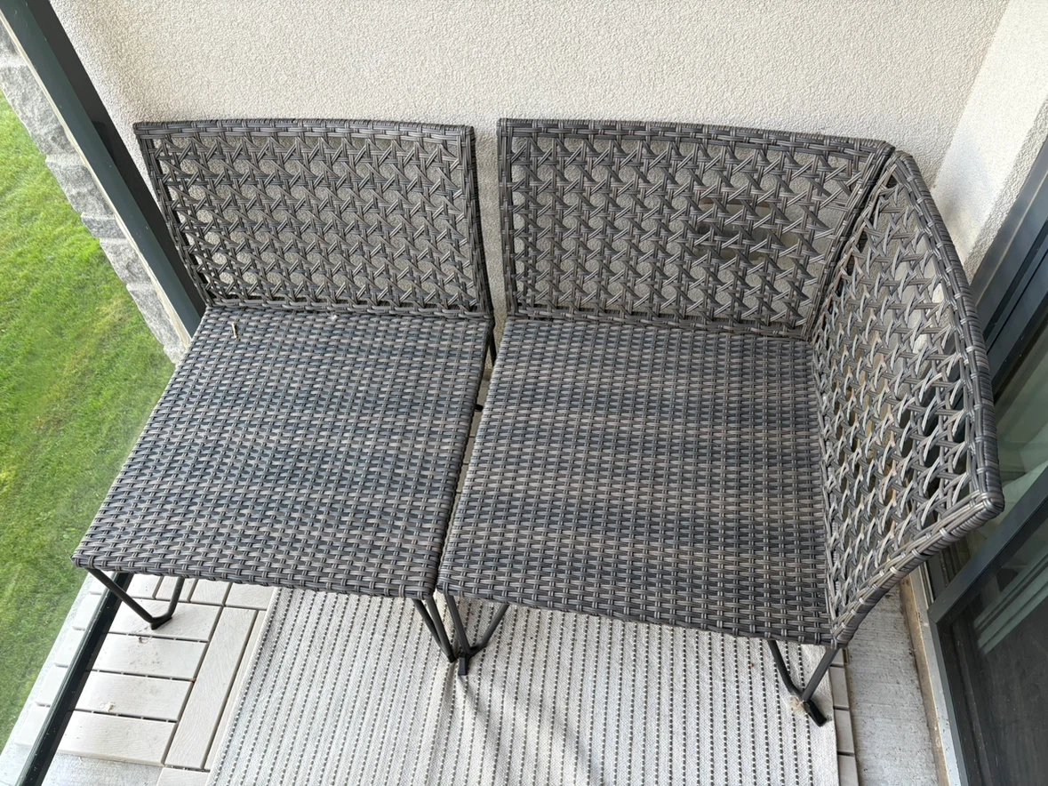Wicker Patio Loveseat (Detachable) - photo 2