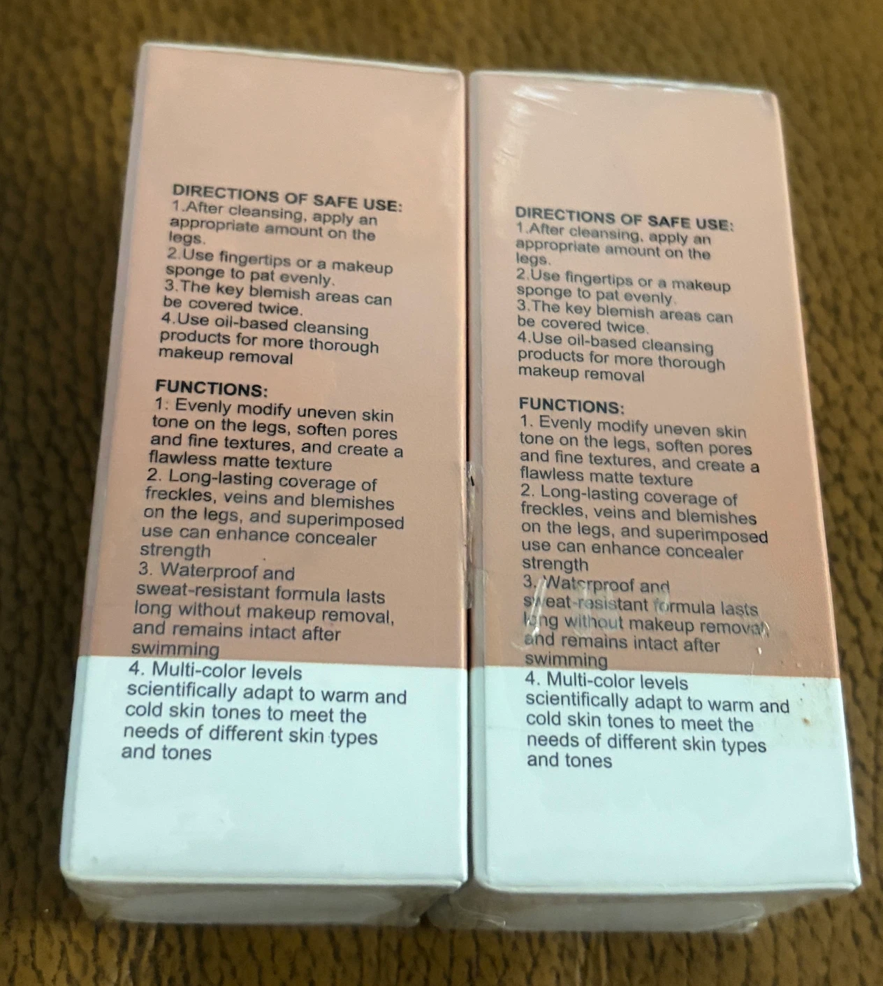 2x Oceaura Airbrush Leg Effect Makeup Cream - photo 4