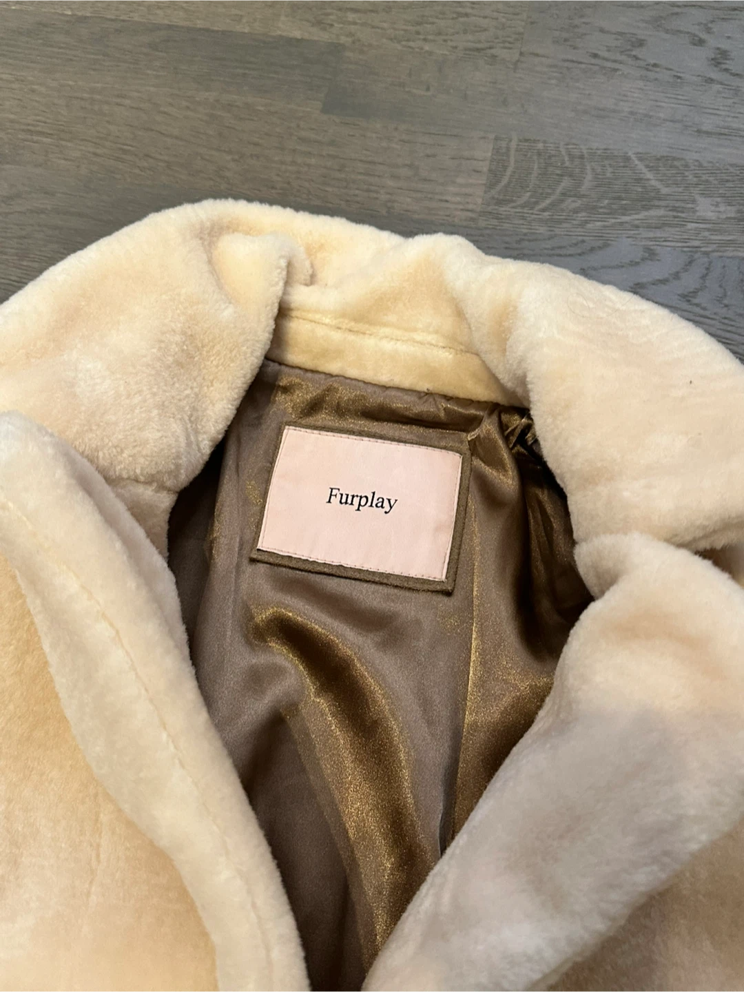 Furplay Cream Sheep Skin Fur Coat - photo 2