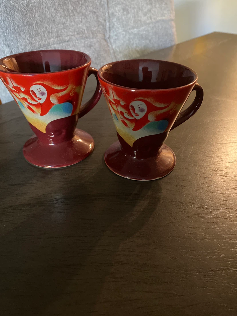Vintage Espresso Cups designed by Linda Frichtel