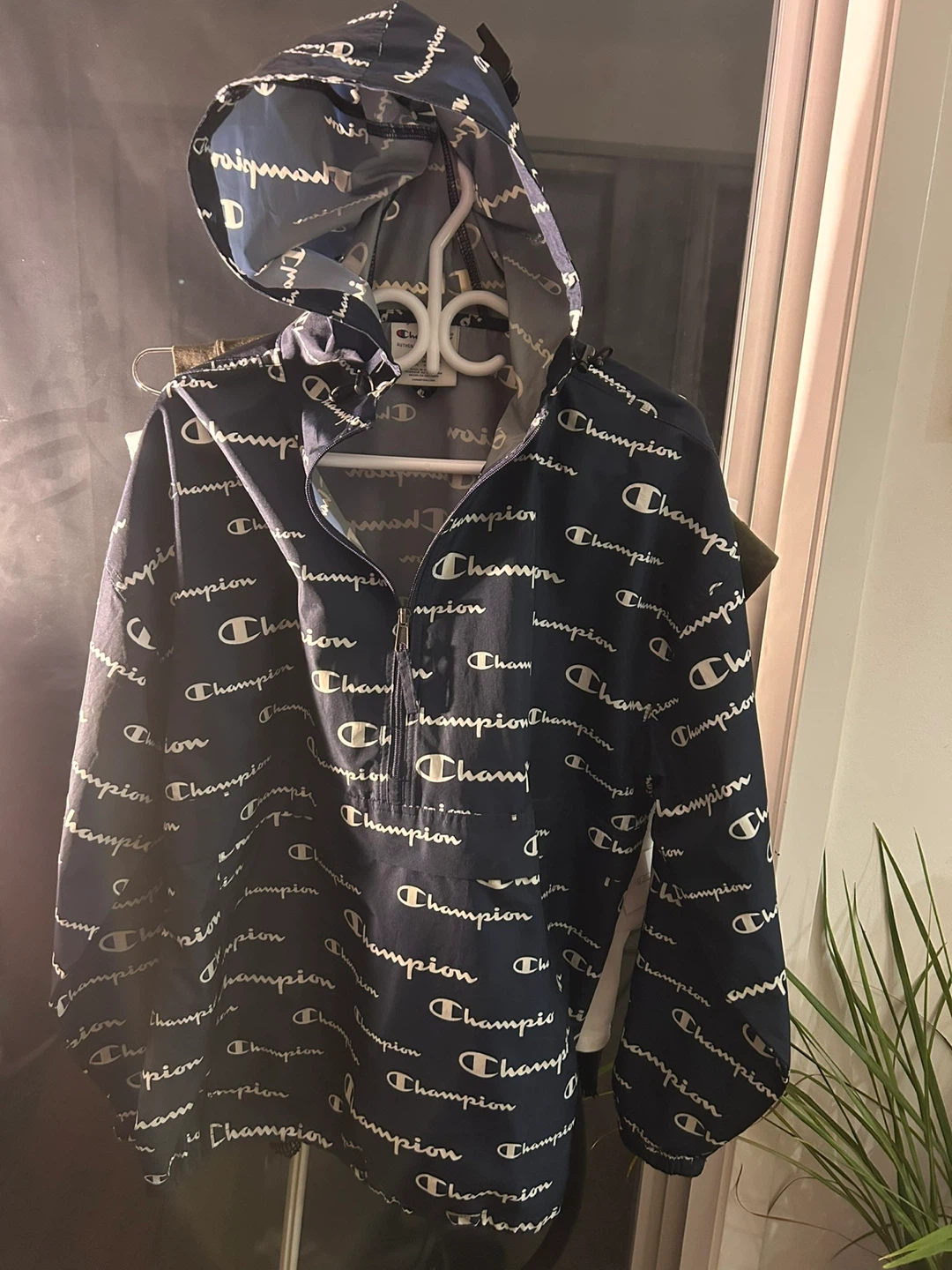 Champion Navy Logo Anorak Jacket XL - photo 2