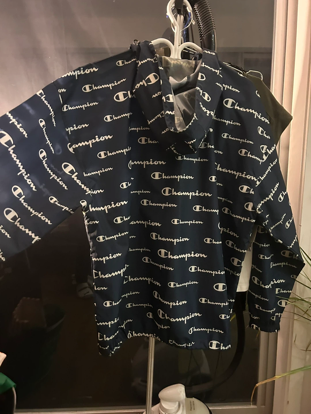 Champion Navy Logo Anorak Jacket XL - photo 3