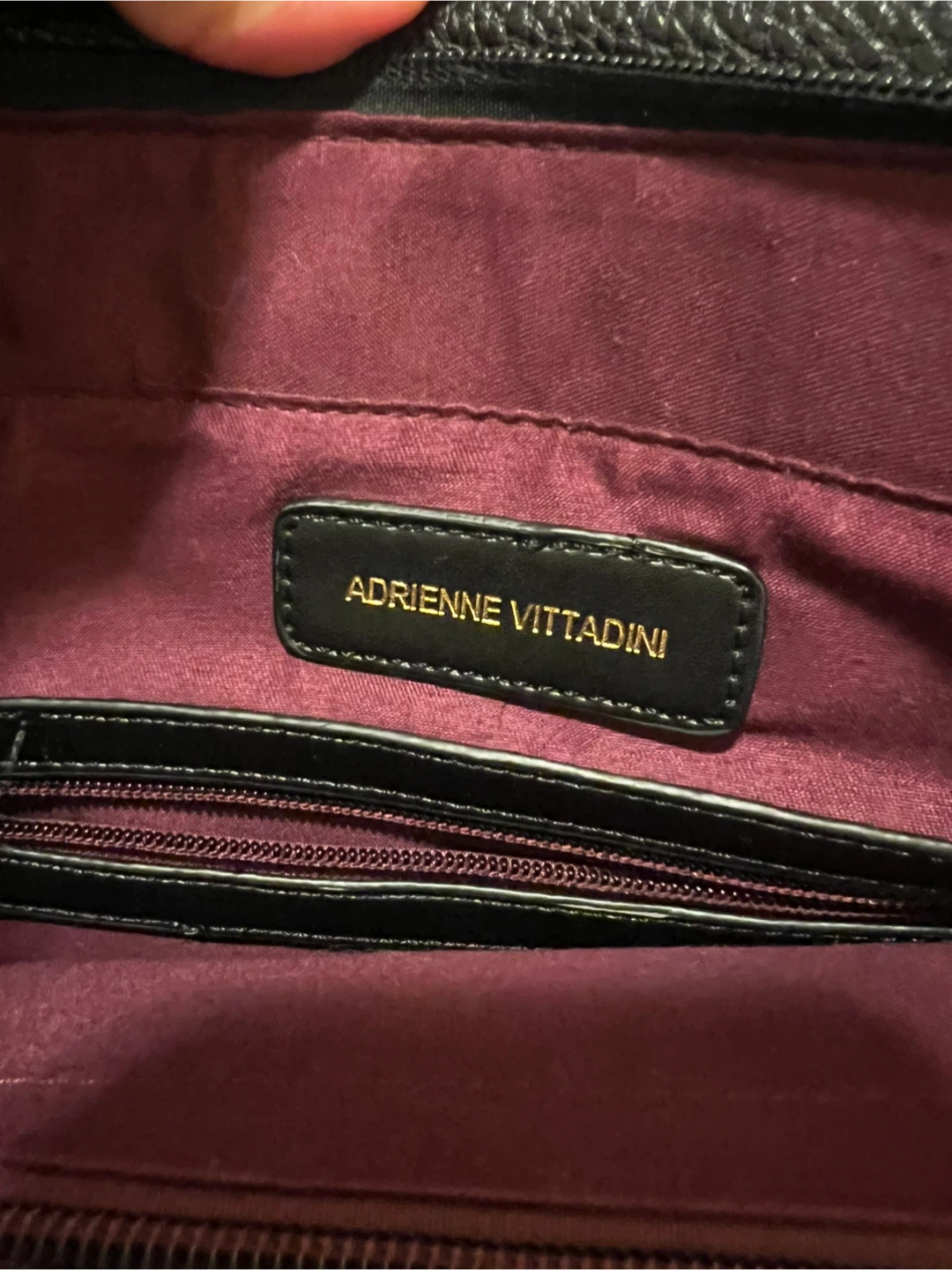 Adrienne Vittadini Black Satchel Handbag - photo 2