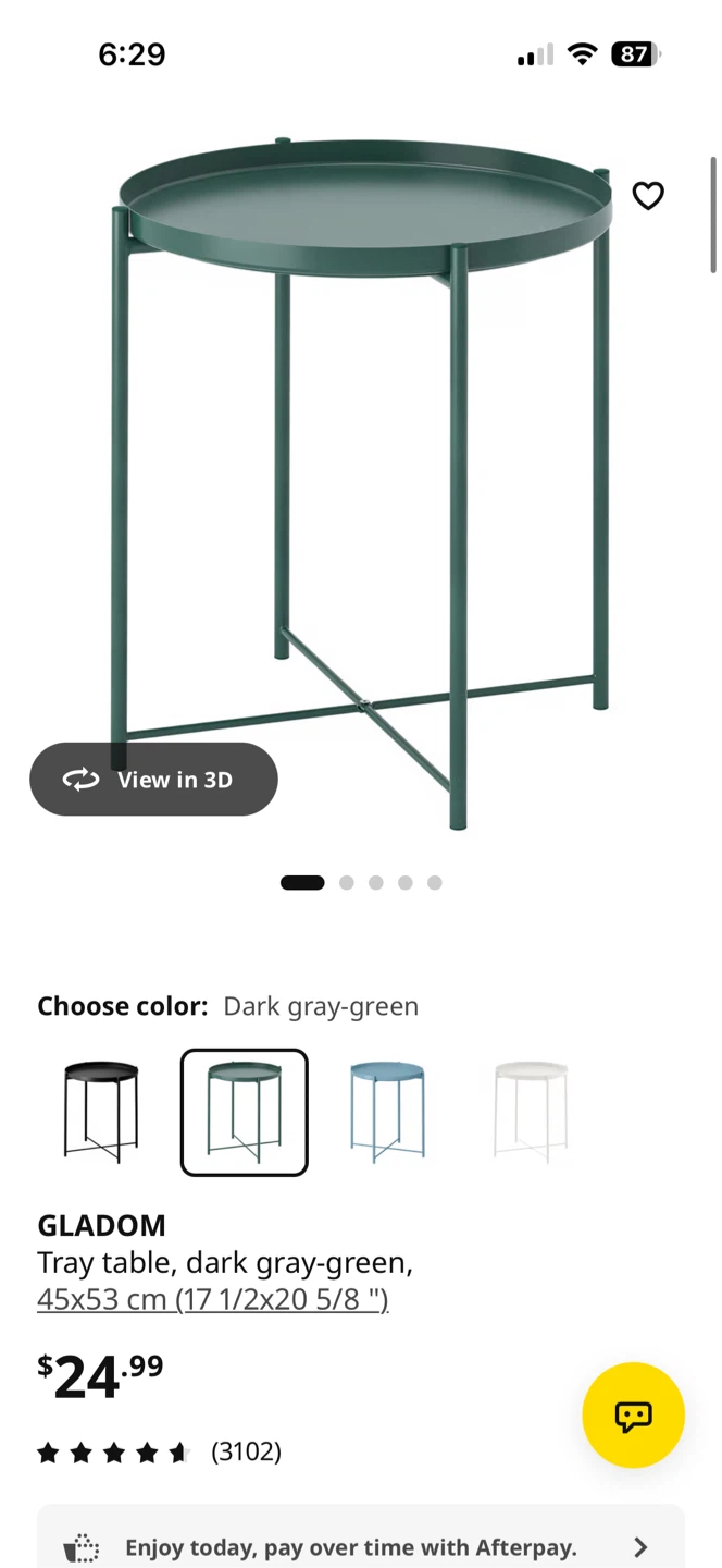 💙IKEA GLADOM Tray Table