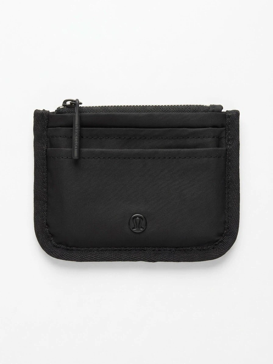 Lululemon Black Card Case Wallet
