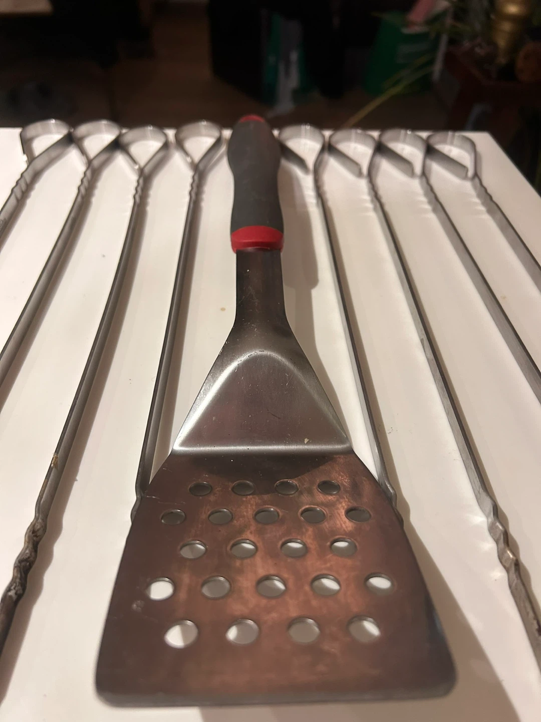 BBQ Skewer Set with Perforated Spatula - photo 5