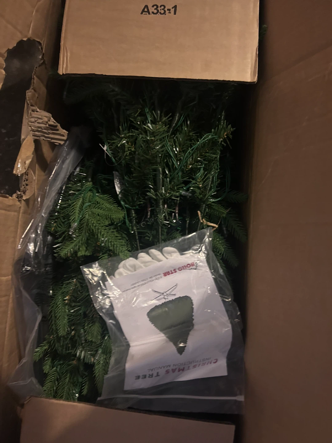 Artificial Christmas Tree 7.5 w/ lights - photo 4
