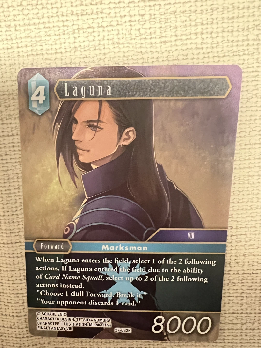 Final Fantasy TCG Laguna 27-032R Trading Card - photo 2