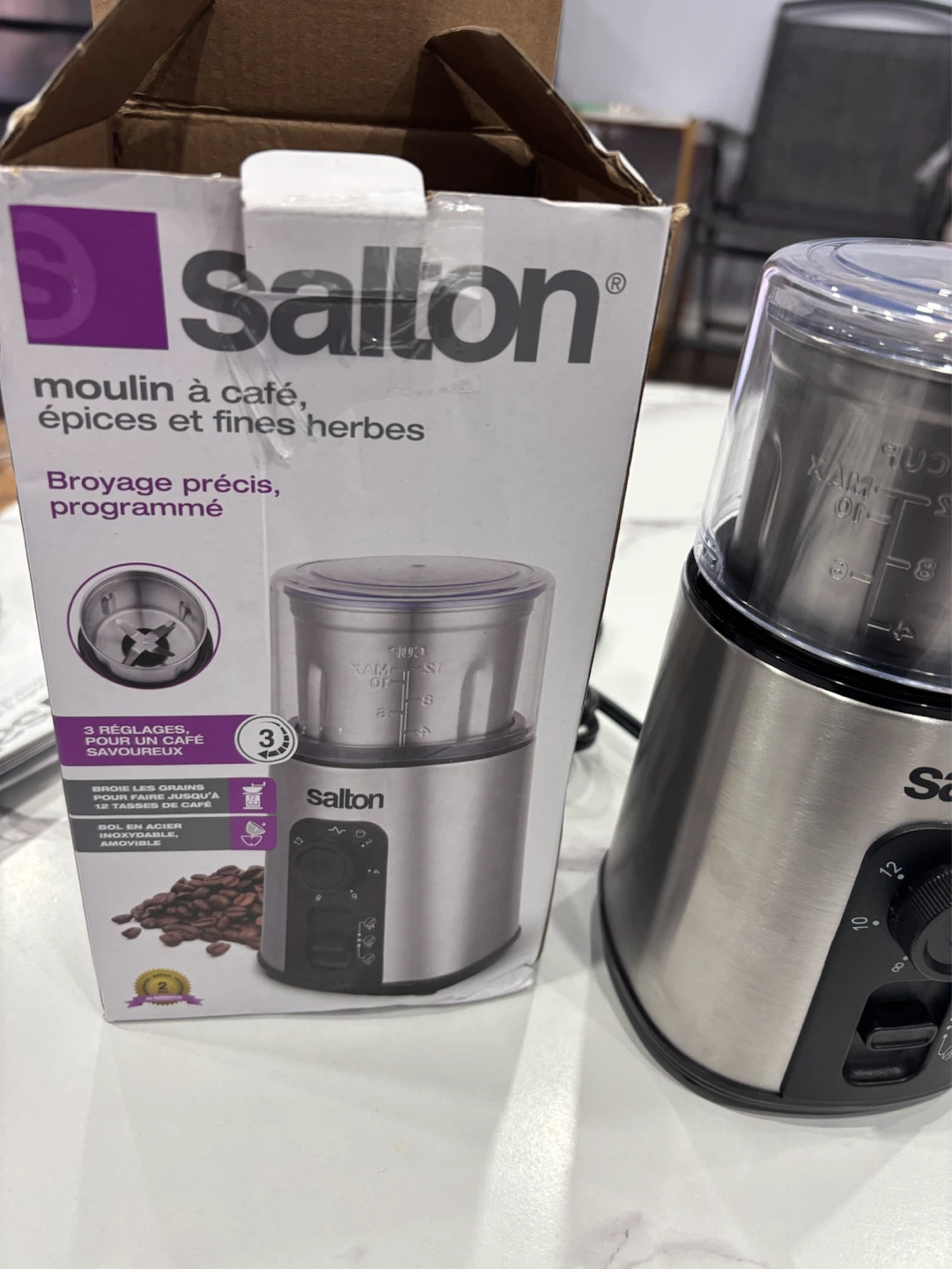 Salton Smart Coffee Grinder - photo 3