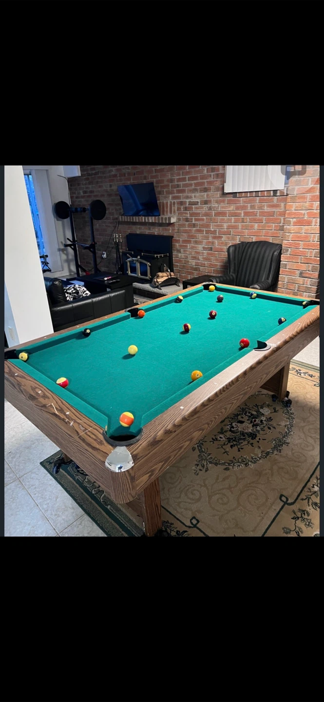 Classic Wooden Pool Table